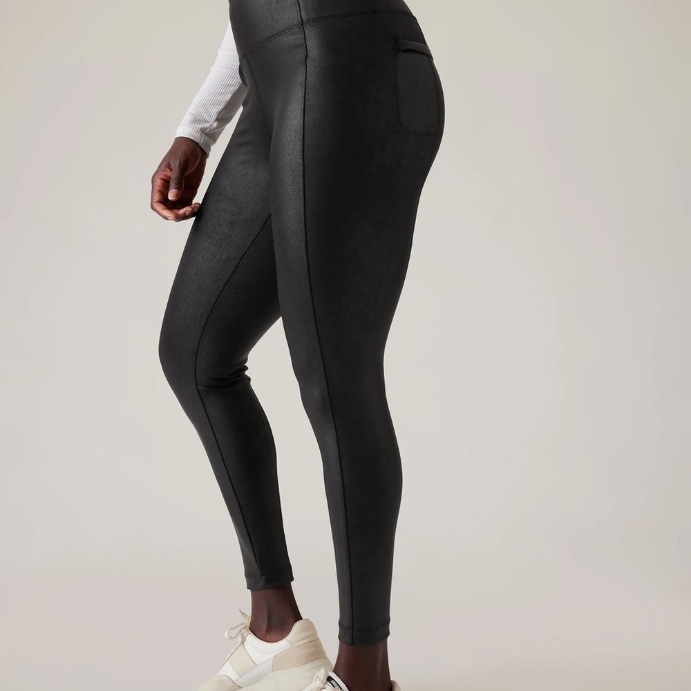 Athleta Delancey Gleam Tight w/back pockets NWT - Picture 4 of 11